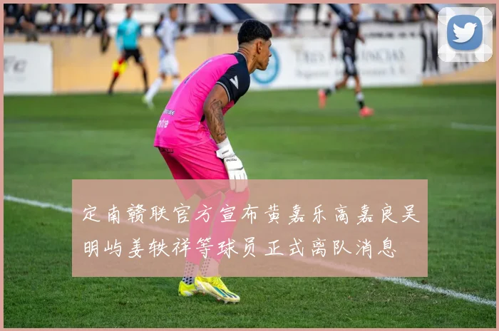 定南赣联官方宣布黄嘉乐高嘉良吴明屿姜轶祥等球员正式离队消息